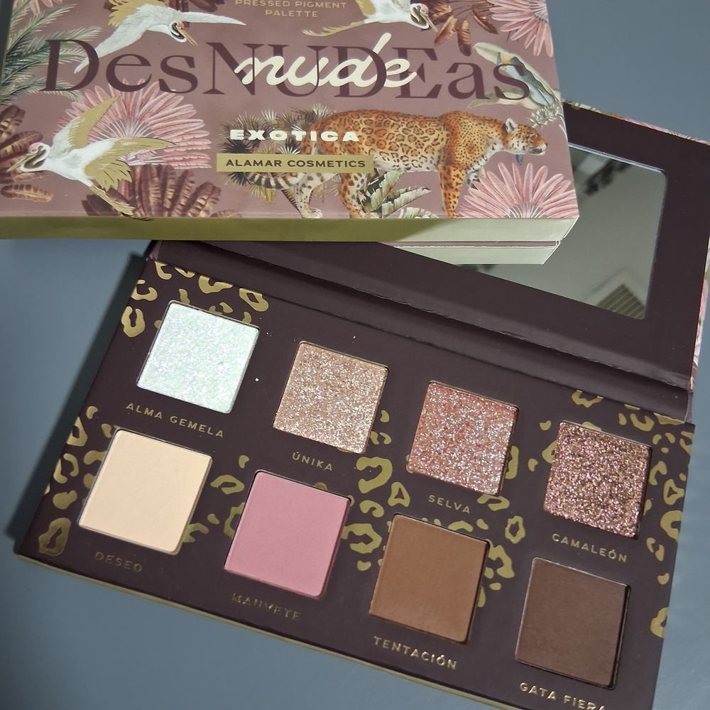 Alamar Cosmetics Exotic Eyeshadow Palette - Vibrant Nude Collection